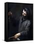 Man with Urine Bottle in His Hand-Antonio Zanchi-Framed Stretched Canvas