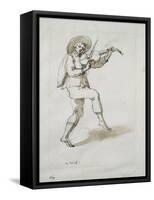 Man with Viol-Inigo Jones-Framed Stretched Canvas