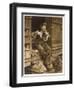 Man with Violin 1926-null-Framed Art Print