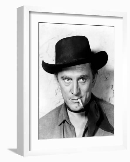 Man Without a Star, Kirk Douglas, 1955-null-Framed Photo