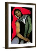 Man/Woman and a Red Horse, 1999-Stevie Taylor-Framed Giclee Print