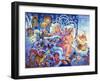 Man Woman and Cats are Woken Up-Bill Bell-Framed Giclee Print