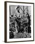 Man Working in the Shipbuilding Industry-George Strock-Framed Photographic Print