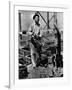 Man Working in the Shipbuilding Industry-George Strock-Framed Photographic Print