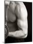 Man Working Out with Hand Wieghts, New York, New York, USA-Chris Trotman-Mounted Premium Photographic Print