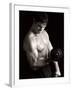 Man Working Out with Hand Wieghts, New York, New York, USA-Chris Trotman-Framed Photographic Print