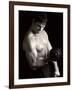 Man Working Out with Hand Wieghts, New York, New York, USA-Chris Trotman-Framed Photographic Print