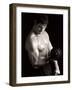 Man Working Out with Hand Wieghts, New York, New York, USA-Chris Trotman-Framed Photographic Print