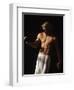 Man Working Out with Hand Wieghts, New York, New York, USA-Chris Trotman-Framed Photographic Print