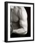 Man Working Out with Hand Wieghts, New York, New York, USA-Chris Trotman-Framed Photographic Print