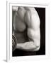 Man Working Out with Hand Wieghts, New York, New York, USA-Chris Trotman-Framed Photographic Print