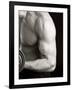 Man Working Out with Hand Wieghts, New York, New York, USA-Chris Trotman-Framed Photographic Print