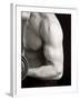 Man Working Out with Hand Wieghts, New York, New York, USA-Chris Trotman-Framed Photographic Print