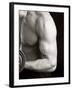 Man Working Out with Hand Wieghts, New York, New York, USA-Chris Trotman-Framed Photographic Print