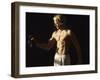 Man Working Out with Hand Wieghts, New York, New York, USA-Chris Trotman-Framed Photographic Print