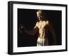 Man Working Out with Hand Wieghts, New York, New York, USA-Chris Trotman-Framed Photographic Print