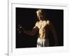 Man Working Out with Hand Wieghts, New York, New York, USA-Chris Trotman-Framed Photographic Print