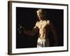 Man Working Out with Hand Wieghts, New York, New York, USA-Chris Trotman-Framed Photographic Print