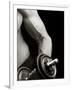 Man Working Out with Hand Wieghts, New York, New York, USA-Chris Trotman-Framed Photographic Print