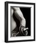 Man Working Out with Hand Wieghts, New York, New York, USA-Chris Trotman-Framed Photographic Print