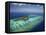 Mana Island and Coral Reef, Mamanuca Islands, Fiji-David Wall-Framed Stretched Canvas