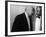 Manager Joe Glaser Conferring with Client, Musician Louis Armstrong, after a Concert-null-Framed Premium Photographic Print