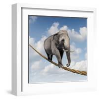 Managing Risk-digitalista-Framed Art Print