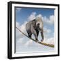 Managing Risk-digitalista-Framed Art Print