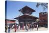 Manakamana Temple, Manakamana, Gorkha District, Gandaki, Nepal, Asia-Ian Trower-Stretched Canvas