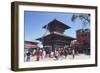 Manakamana Temple, Manakamana, Gorkha District, Gandaki, Nepal, Asia-Ian Trower-Framed Photographic Print