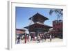 Manakamana Temple, Manakamana, Gorkha District, Gandaki, Nepal, Asia-Ian Trower-Framed Photographic Print