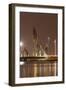 Manama at Night, Bahrain, Middle East-Angelo Cavalli-Framed Photographic Print