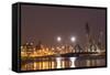 Manama at Night, Bahrain, Middle East-Angelo Cavalli-Framed Stretched Canvas