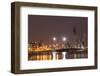 Manama at Night, Bahrain, Middle East-Angelo Cavalli-Framed Photographic Print