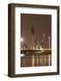 Manama at Night, Bahrain, Middle East-Angelo Cavalli-Framed Photographic Print