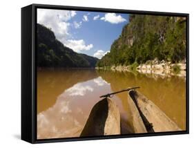 Manambolo Canyon, Tsingys De Bemaraha National Park, East Madagascar-Inaki Relanzon-Framed Stretched Canvas