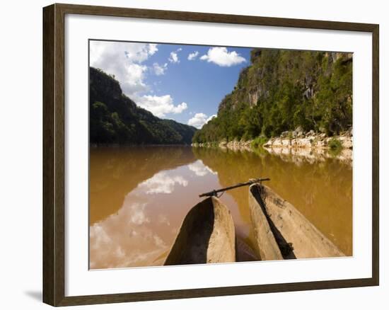 Manambolo Canyon, Tsingys De Bemaraha National Park, East Madagascar-Inaki Relanzon-Framed Photographic Print