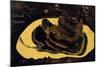 Manao Tupapau (Spirit of the Dead Watchin), 1893-1894-Paul Gauguin-Mounted Giclee Print