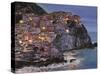 Manarola at dusk-Guido Borelli-Stretched Canvas