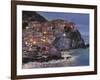 Manarola at Dusk-Guido Borelli-Framed Giclee Print