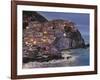 Manarola at Dusk-Guido Borelli-Framed Giclee Print