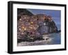 Manarola at Dusk-Guido Borelli-Framed Giclee Print