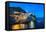 Manarola, Cinque Terre at Twilight-Fadi Al-Barghouthy-Framed Stretched Canvas