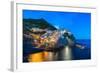 Manarola, Cinque Terre at Twilight-Fadi Al-Barghouthy-Framed Photographic Print