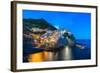 Manarola, Cinque Terre at Twilight-Fadi Al-Barghouthy-Framed Photographic Print