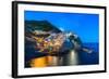 Manarola, Cinque Terre at Twilight-Fadi Al-Barghouthy-Framed Photographic Print