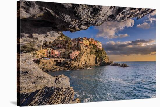 Manarola, Cinque Terre, Liguria, Italy-ClickAlps-Stretched Canvas