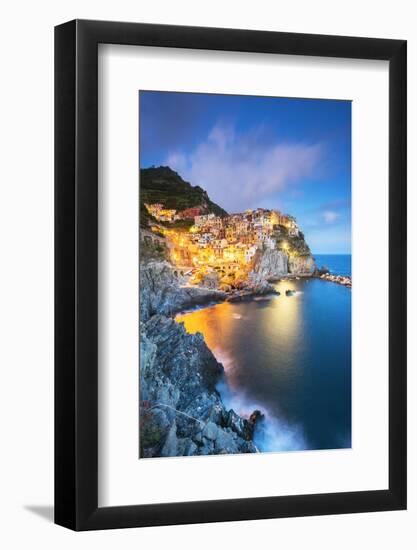 Manarola, Cinque Terre, Liguria, Italy-Jordan Banks-Framed Photographic Print