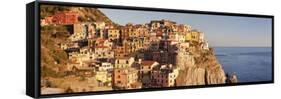 Manarola, Cinque Terre, Rivera Di Levante, Province of La Spezia, Liguria, Italy-Markus Lange-Framed Stretched Canvas