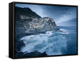 Manarola, Cinque Terre, Riviera Di Levante, Liguria, Italy-Jon Arnold-Framed Stretched Canvas